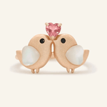 Tweet Hearts Ring - Love Estella