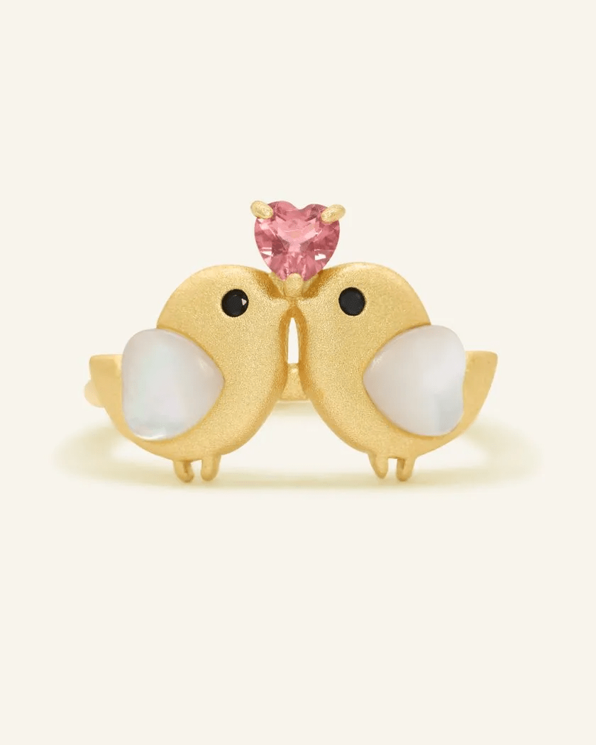 Tweet Hearts Ring - Love Estella