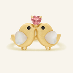 Tweet Hearts Ring - Love Estella
