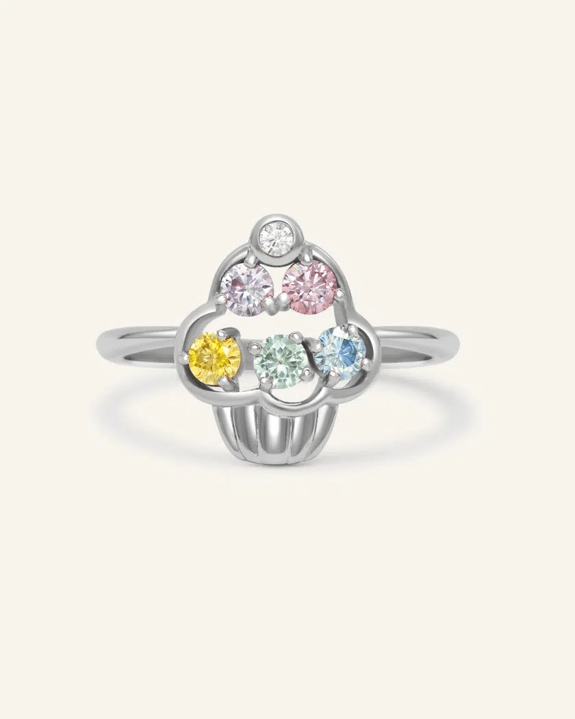 Unicorn Buttercream Cupcake Ring - Love Estella