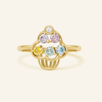 Unicorn Buttercream Cupcake Ring - Love Estella