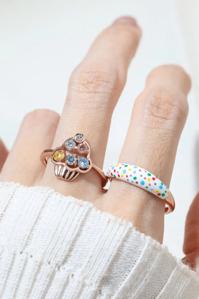 Unicorn Buttercream Cupcake Ring - Love Estella
