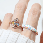Unicorn Buttercream Cupcake Ring - Love Estella