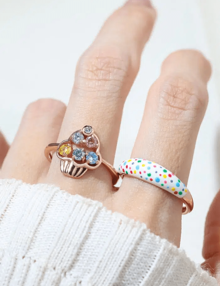 Unicorn Buttercream Cupcake Ring - Love Estella