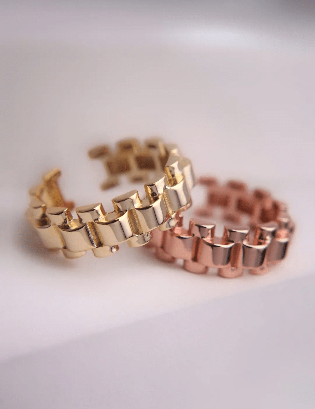 Watch Chain Link Ring - Love Estella