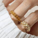 Watch Chain Link Ring - Love Estella