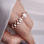 Watch Chain Link Ring - Love Estella