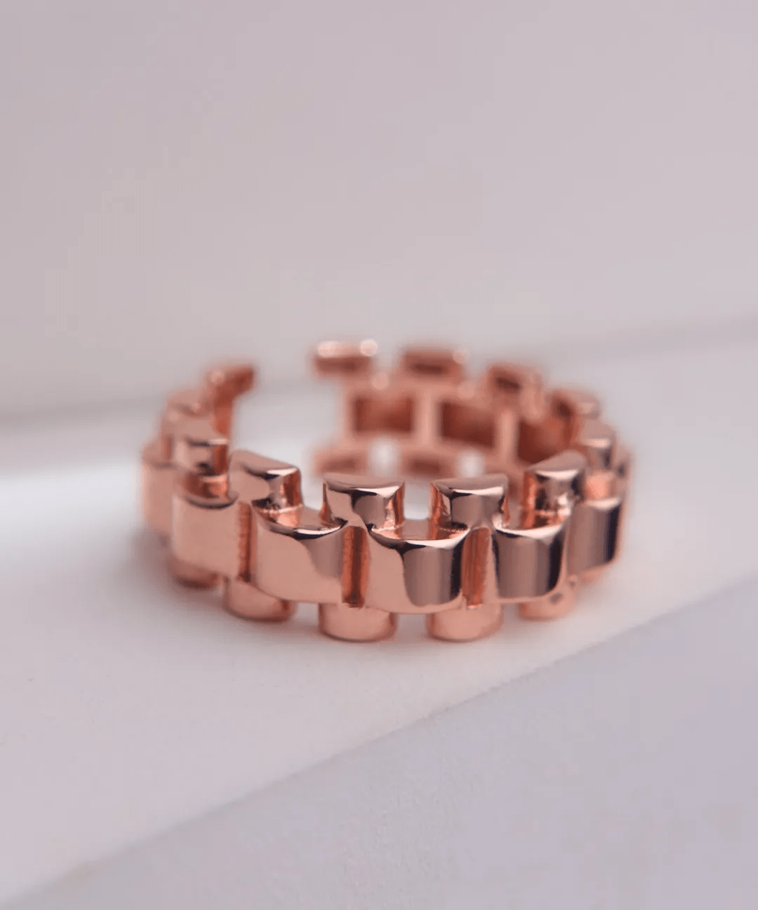 Watch Chain Link Ring - Love Estella