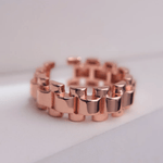 Watch Chain Link Ring - Love Estella