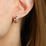 White Daisy Huggies (Citrine) - Love Estella