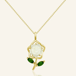 White Shell Rose Necklace - Love Estella